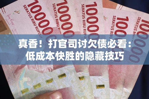 北京真香！打官司讨欠债必看：低成本快胜的隐藏技巧